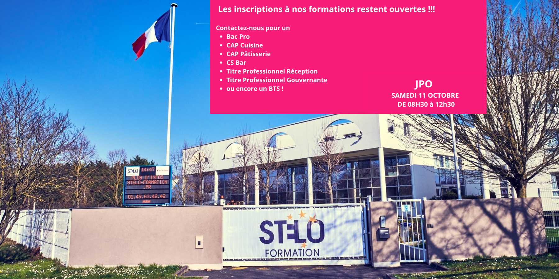 Le CFA reste ouvert pour vous accueillir tout l’été (sauf du 28 juillet au 1er août 2025) Horaires d’été 8h30 à 12h30 et 13h30 à 16h30 (8)