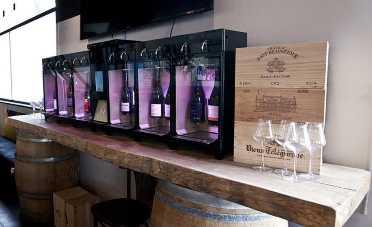Le modele digital de DIGBY solution de conservaton du vin sous azote et de distribution au verre